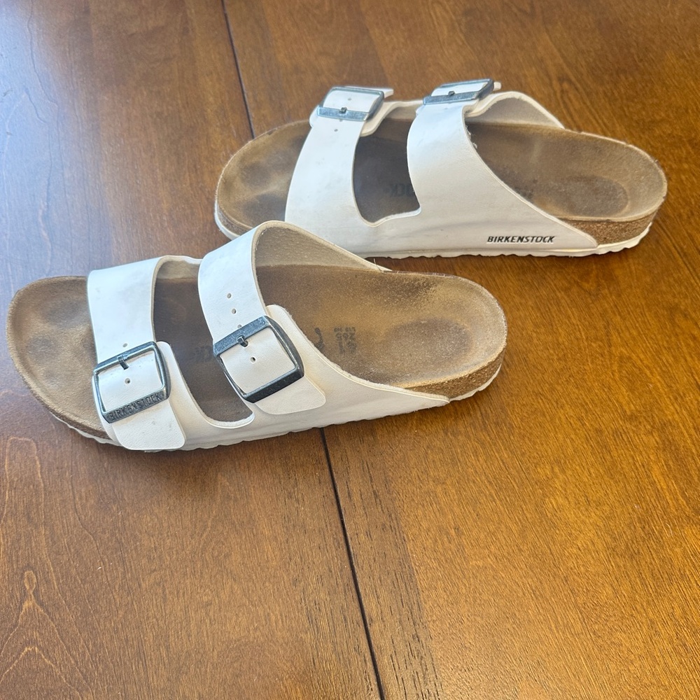 Birkenstock White Sandals